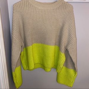 Lush Color Block Sweater